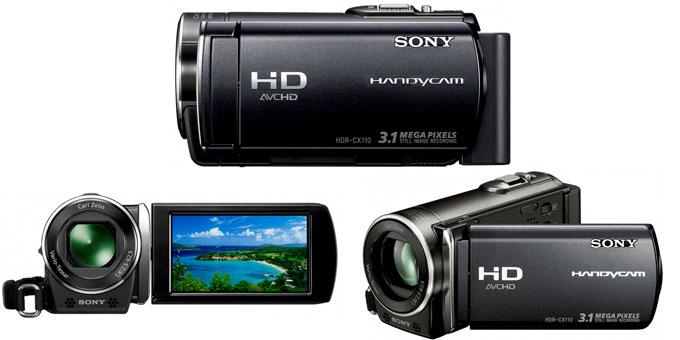 Sony HDR CX110E camcorder