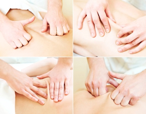 Lymfedrainage-massage