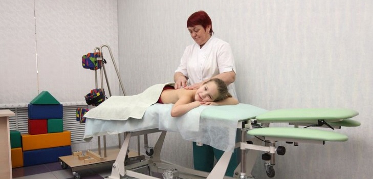 Massage van de kraagzone